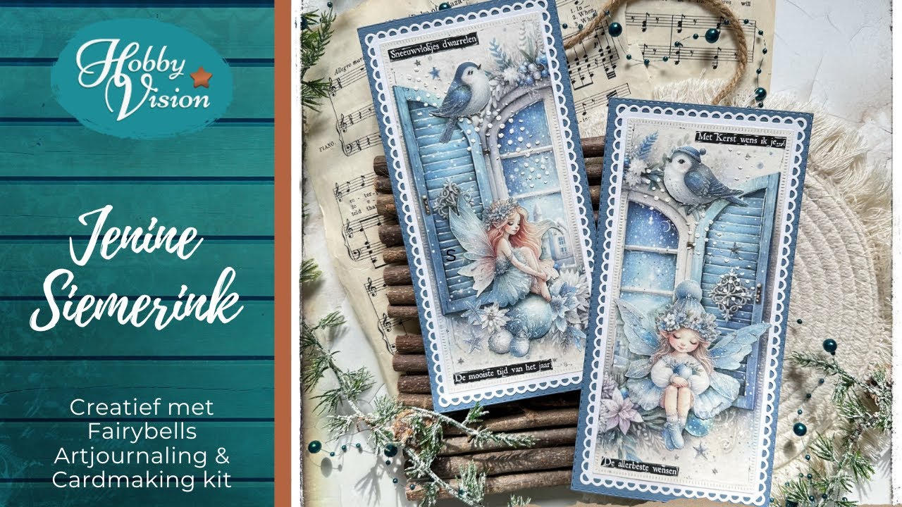 FBLive - 14-09-2024 - Jenine Siemerink - Creatief met Fairybells Artjournaling & Cardmaking kits