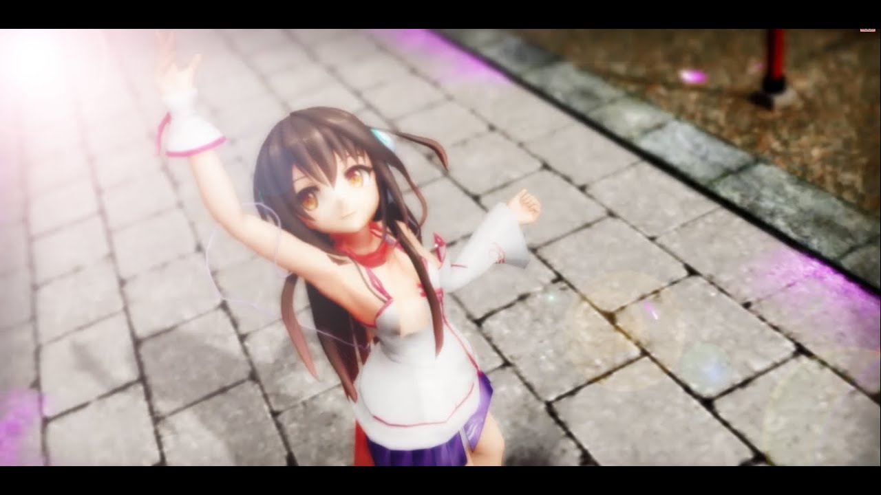 MMD 極楽浄土\Gokuraku Jodo [Kokone]