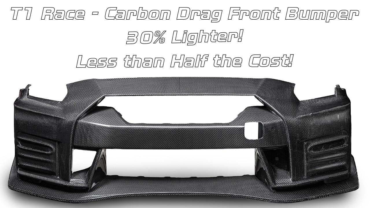 T1 Race Carbon Drag Front Bumper