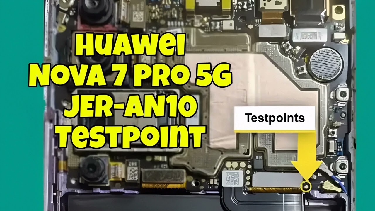 Huawei Nova 7 Pro 5G JER-AN20, TestPoint EDL mode for FRP Bypass.