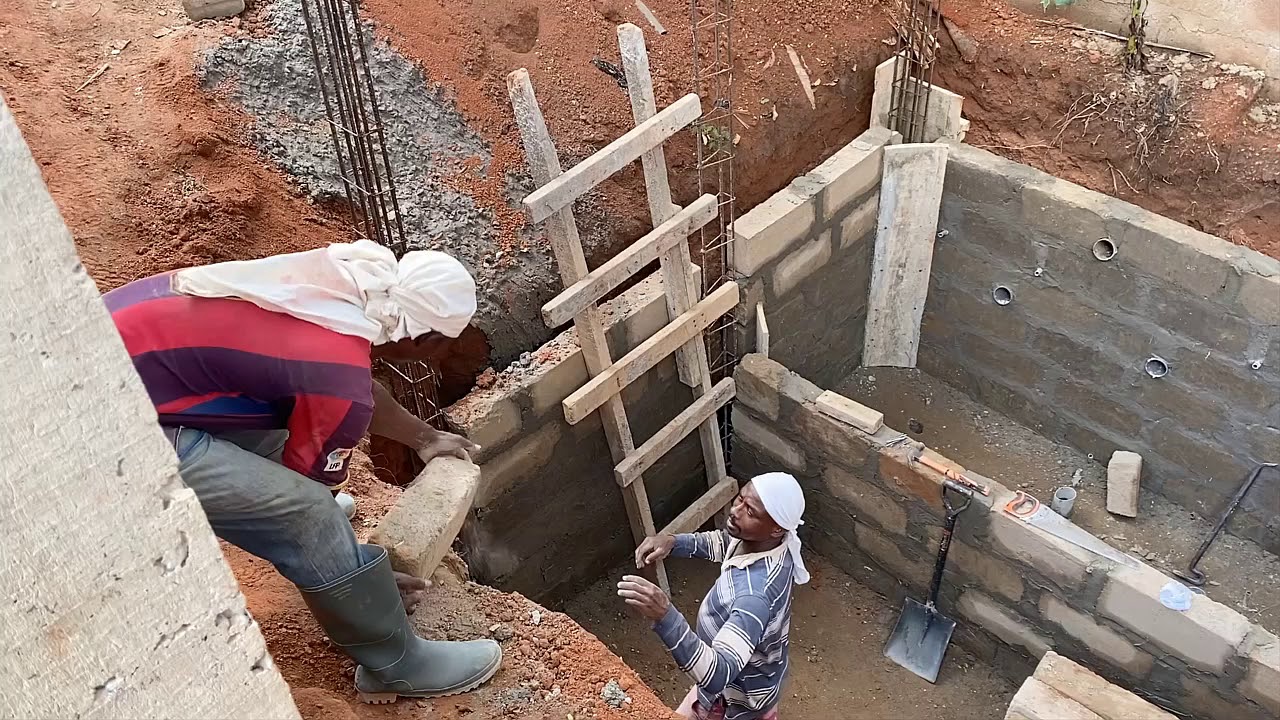 Cost of Building in Ghana _ External Sewage, Block Estimation, Quantity of cement & Iron rod  _ Ep 3