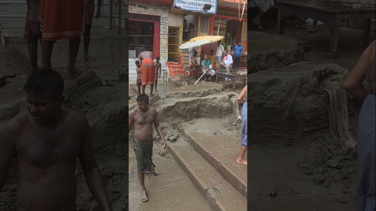 Varanasi Ganga Ghat Flood 2025 ! Dasaswamedh Ghat Varanasi