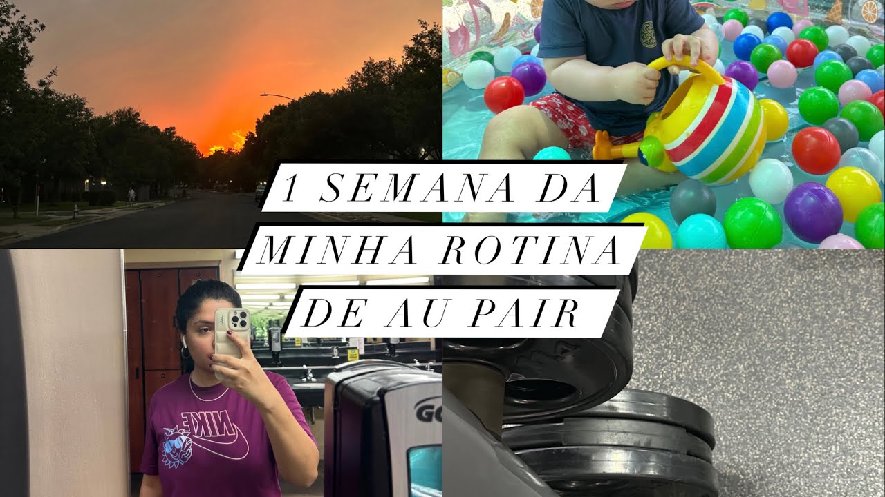 1 SEMANA da minha ROTINA de AU PAIR em Austin - TX 🇺🇸