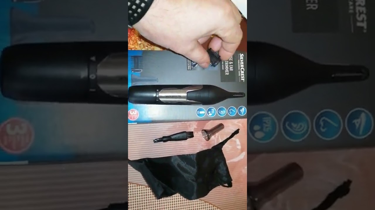 aparat tuns parul din nas și urechi silver crest