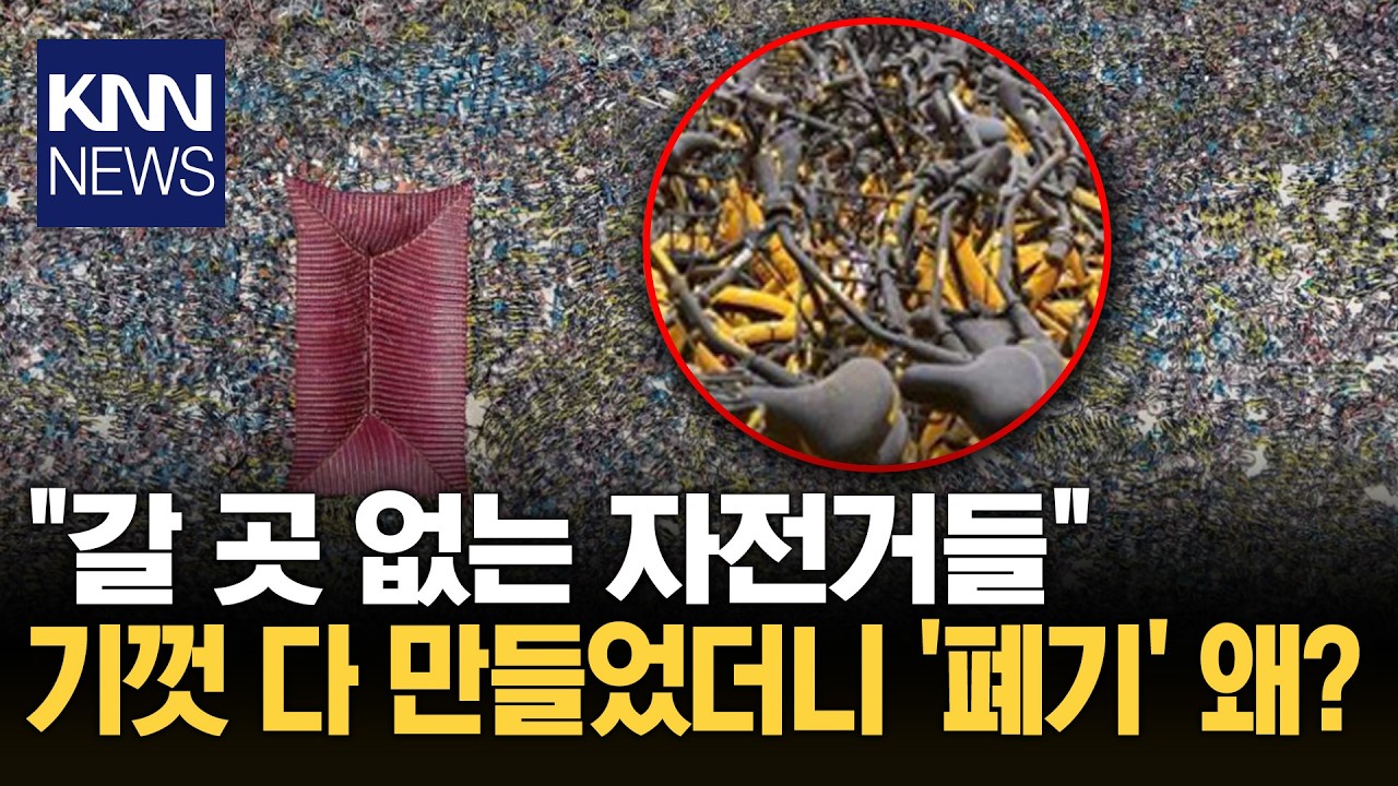 동네 전체가 자전거로 '빼곡' '자전거 묘지'의 실체 충격 / KNN