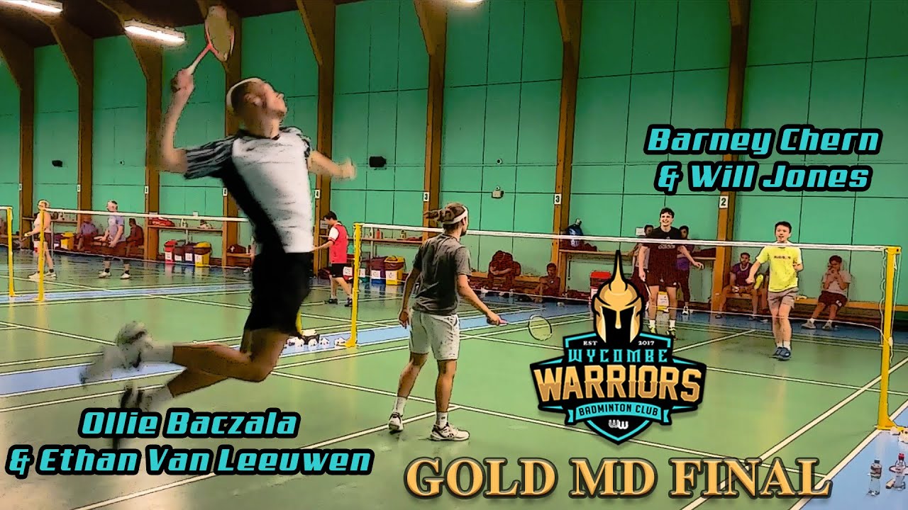 NATIONAL BADMINTON TOURNAMENT | MD Gold Final | Ollie & Ethan vs Barney & Will | 3rd July 2023