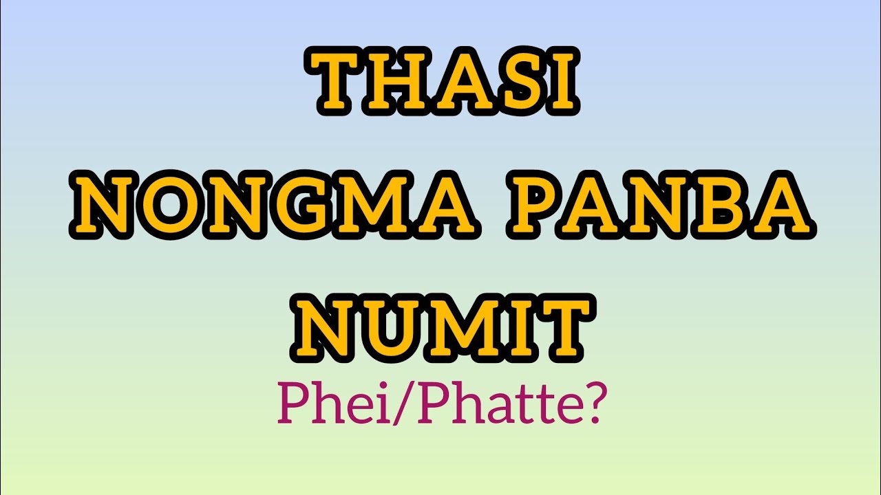 THASI AMASUNG NONGMA PANBA // 97th Sunday Session 