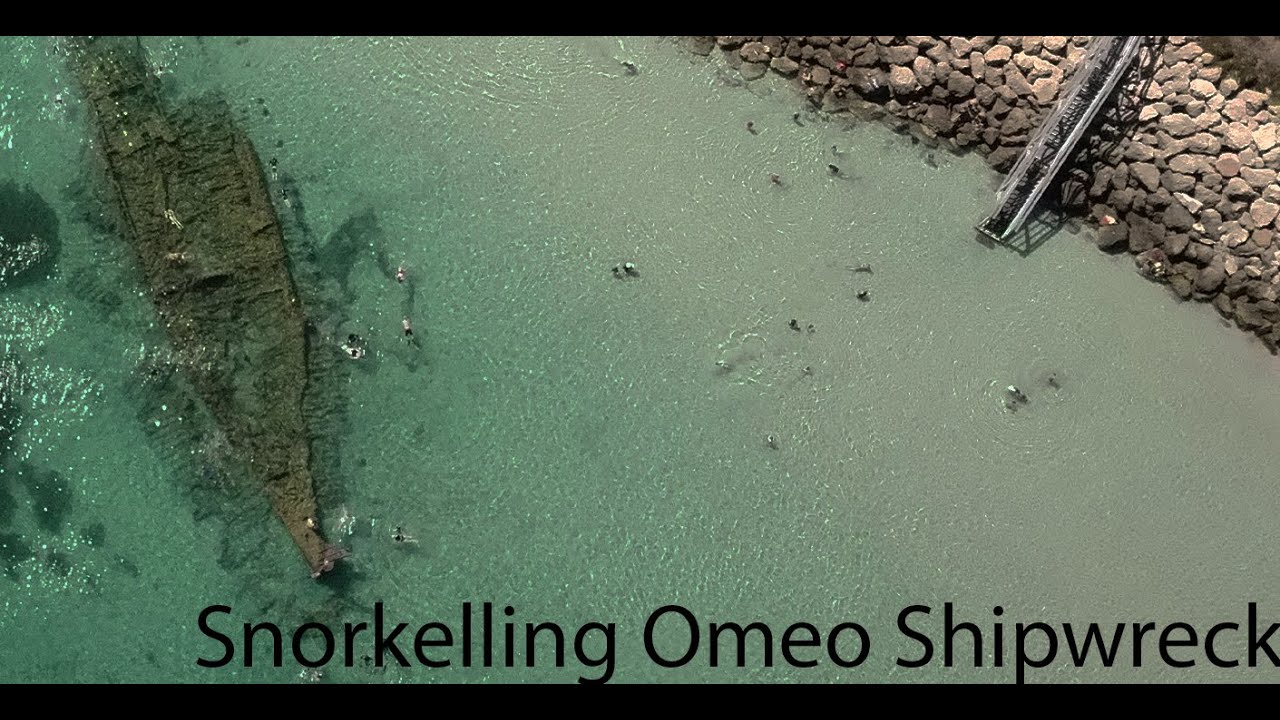 Snorkelling Omeo Shipwreck and dive trail