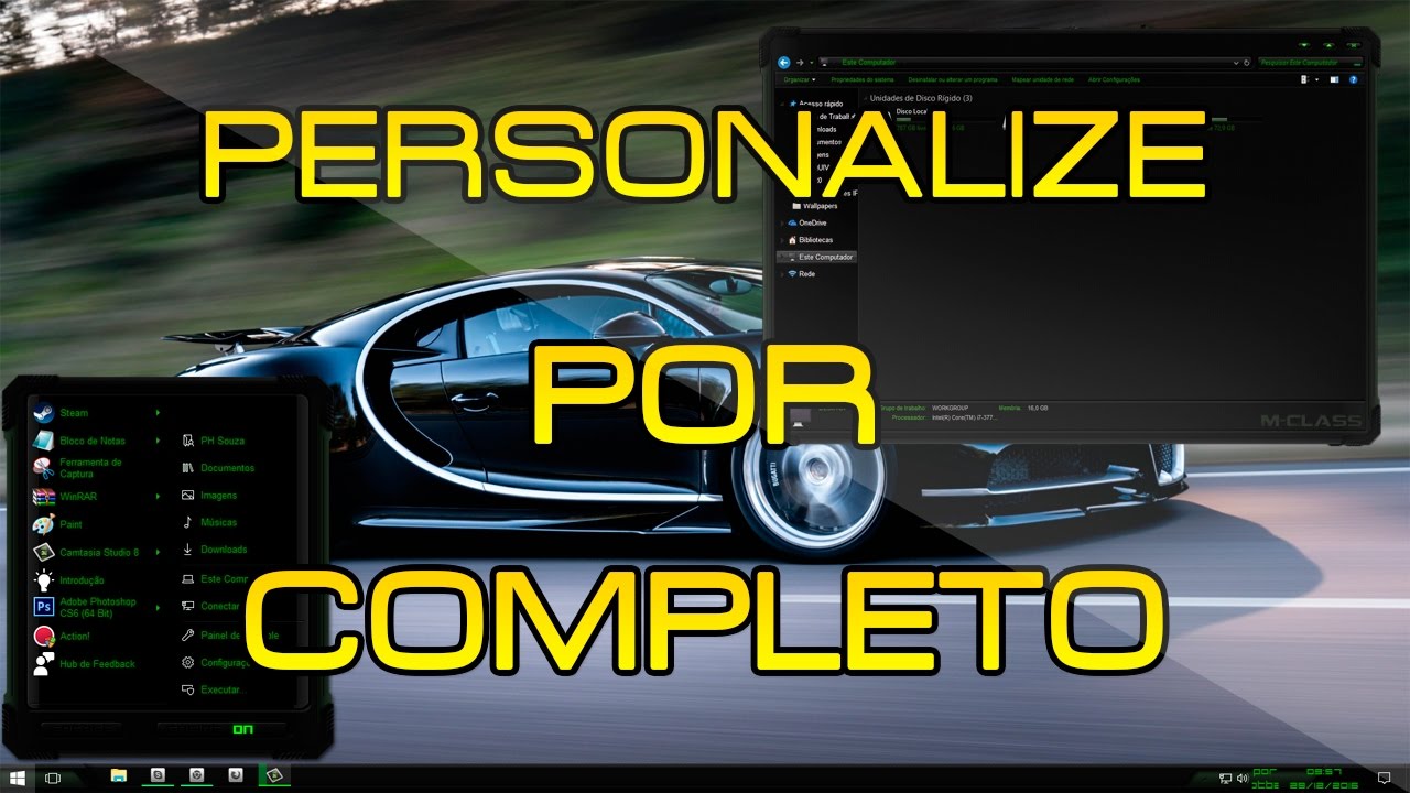 Como personalizar o Windows 10 por completo (Temas, Ícones, Aplicativos e Wallpapers)