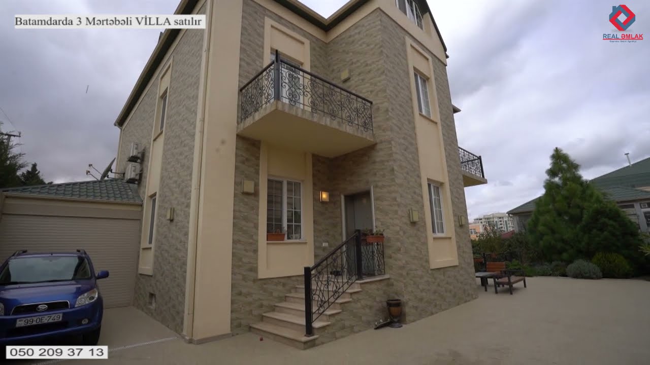 VILLA SATILIR‼️ Badamdarda, 2 mərtəbəli +Mansard,6 Sotda Tikilib, 250 m², 7 otaq #realemlak #villa 👍