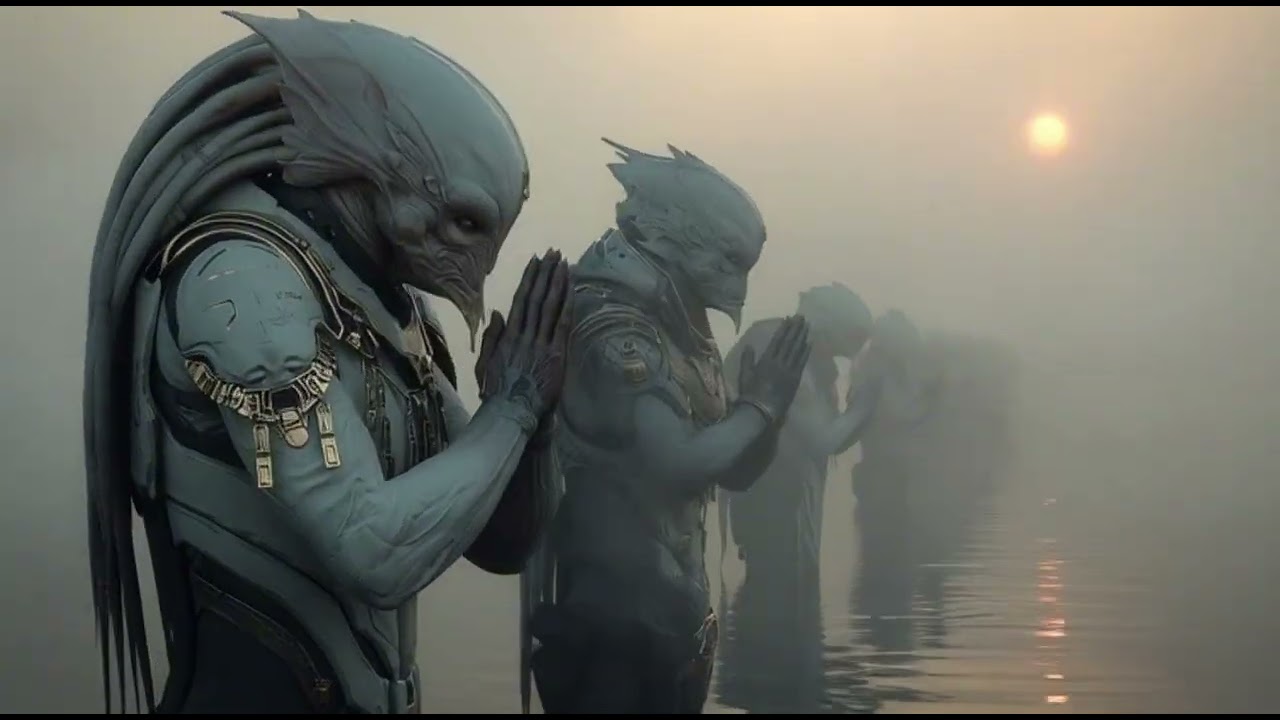 Viajes visuales de ciencia ficci&oacute;n AI  #Evoluci&oacute;n especulativa #Planeta alien&iacute;gena #AllTomorrows