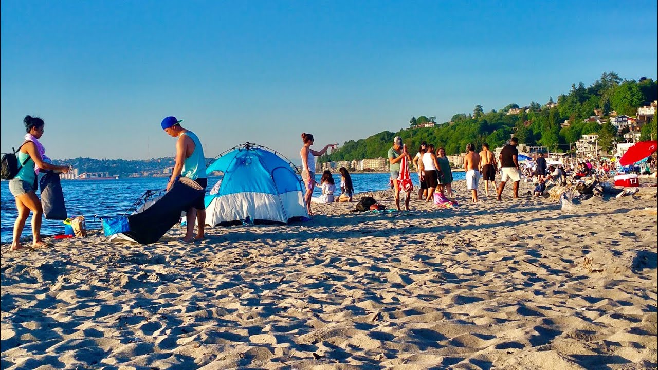 Alki Beach | Things To Do In Seattle in Summer