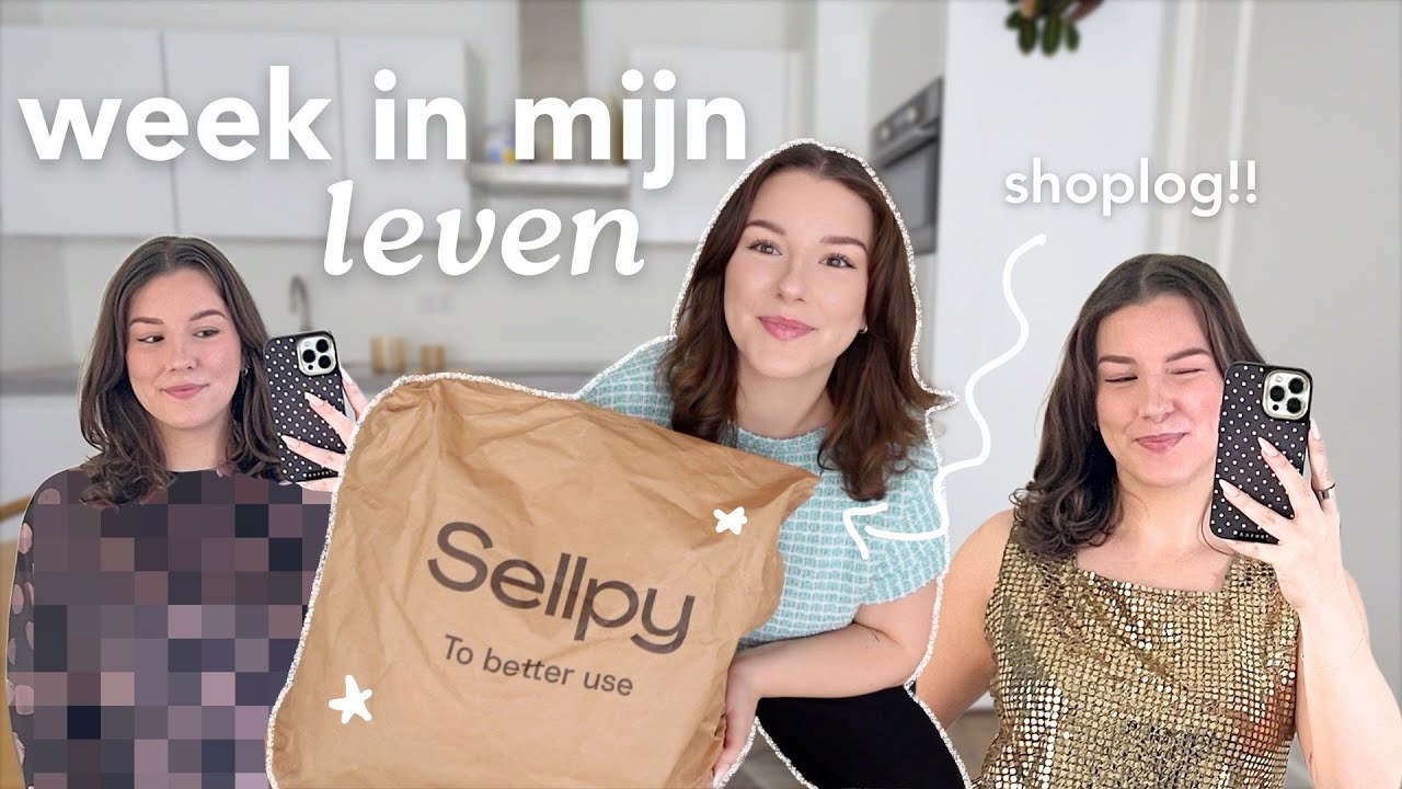 Tweedehands SHOPLOG!! *parels gevonden* keramiek schilderen & boek bingen 🎨 | weekvlog
