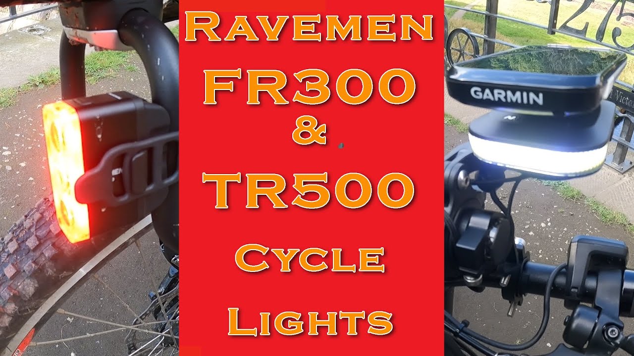 Ravemen FR300 TR500 Front & Rear Bike Cycle Safety LED Brake Light
