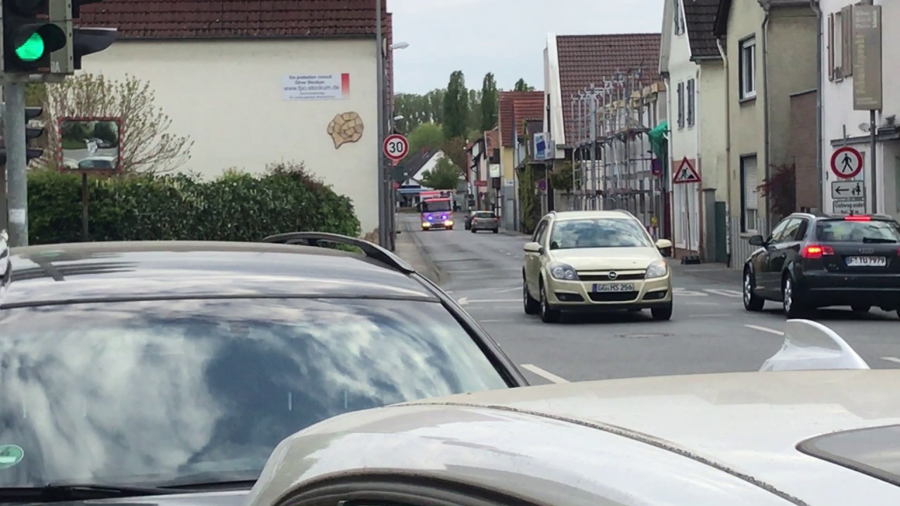 [Erstmalig!] GW-Rett DRK OV Trebur auf Einsatzfahrt