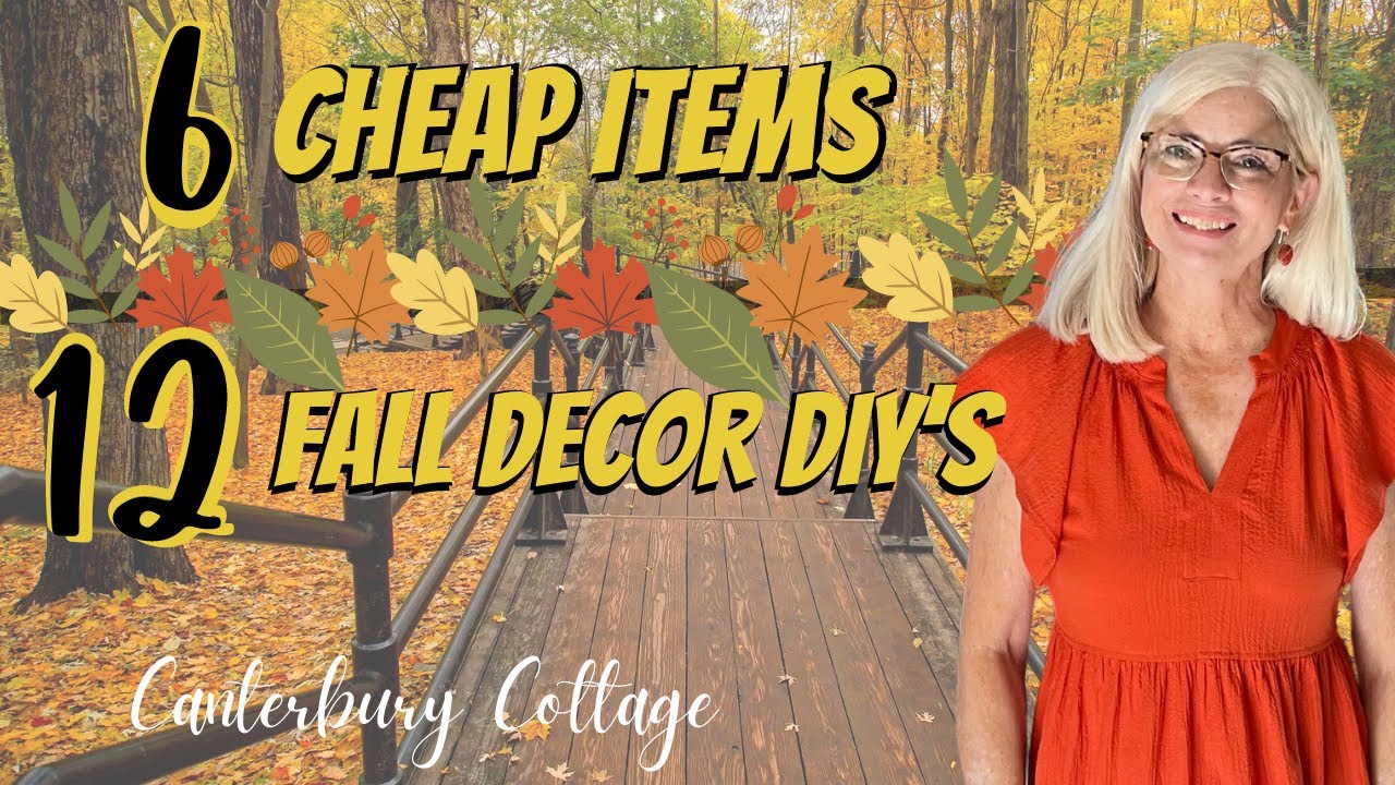 Fall Decor DIY’s Two Different Ways (Using Cheap and Easy to Find Items)