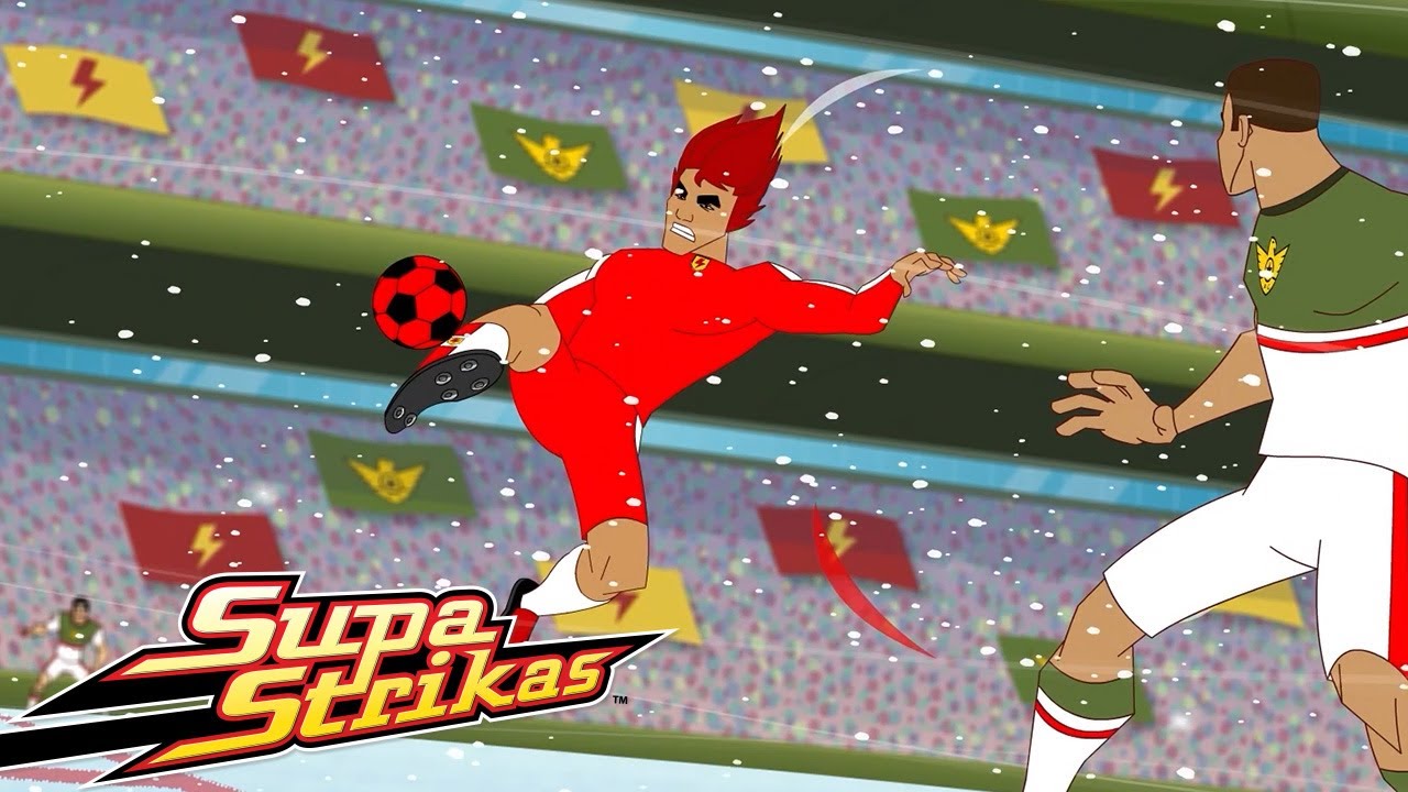 Supa Strikas Arabic | سوبا ستريكاس | كرتون كرة القدم للصغار | القبضة الثلجية