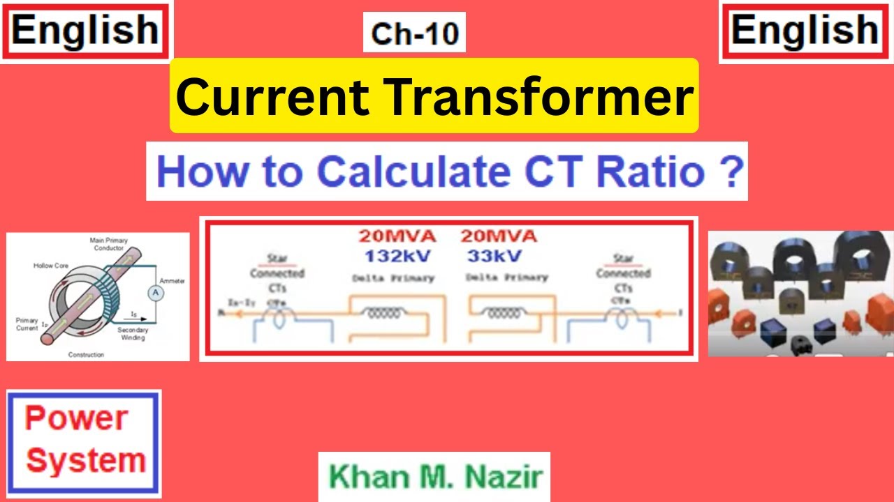 (E)PSA|| Current Transformer CT Ratio Calculation || How to find most Suitable CT Ratio || English