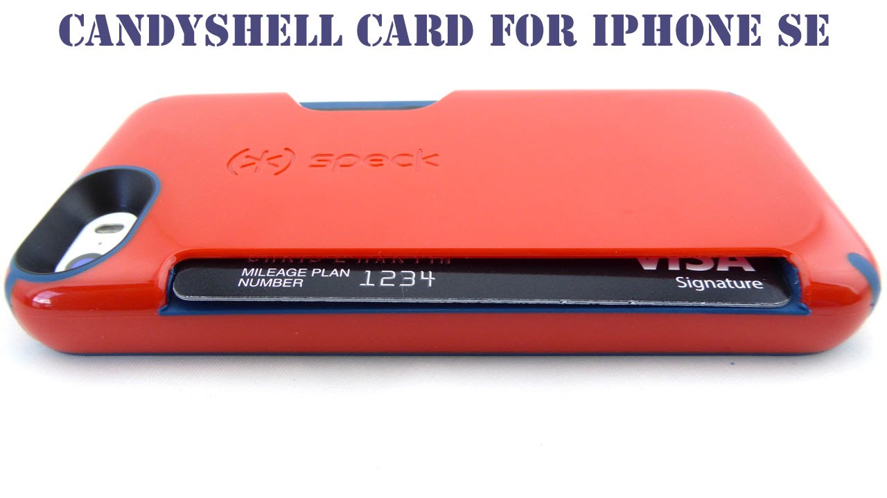 Speck CandyShell Card for iPhone SE: Mil-Spec Protection in a Card Case!