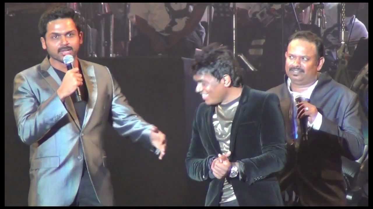 Karthi Talking about Yuvan (with Venkat Prabhu & Didi) - Yuvan KLIMF 2012