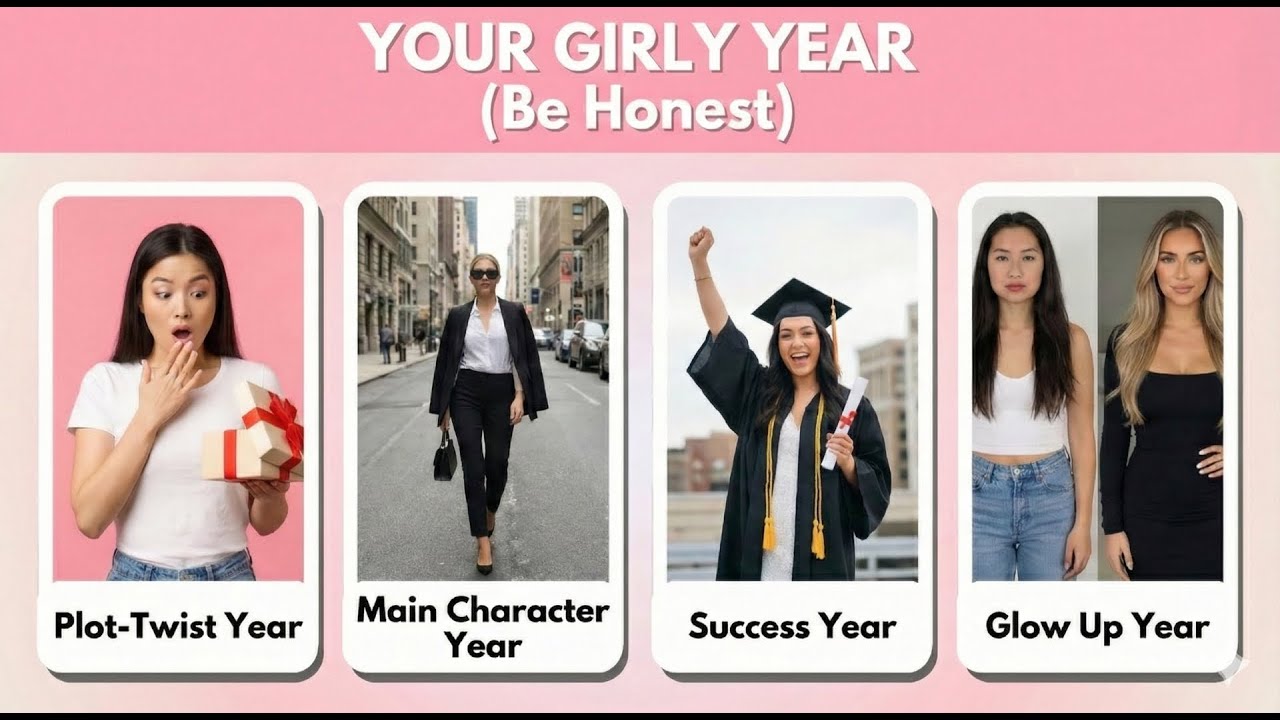 What Kind of GIRLY YEAR Will You Have? (Be Honest) | Aesthetic & Personality Quiz