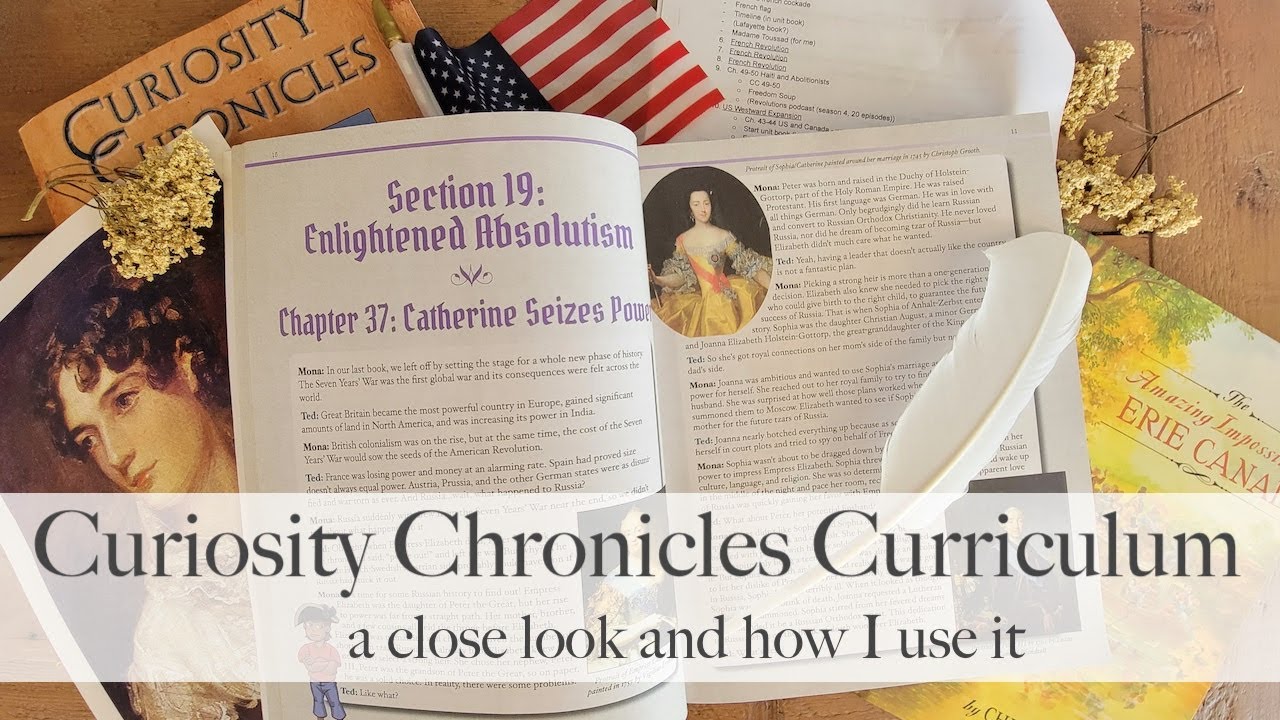 Curiosity Chronicles History Curriculum Flip-through and Plan  | 2023-24 Curriculum Series Video 2