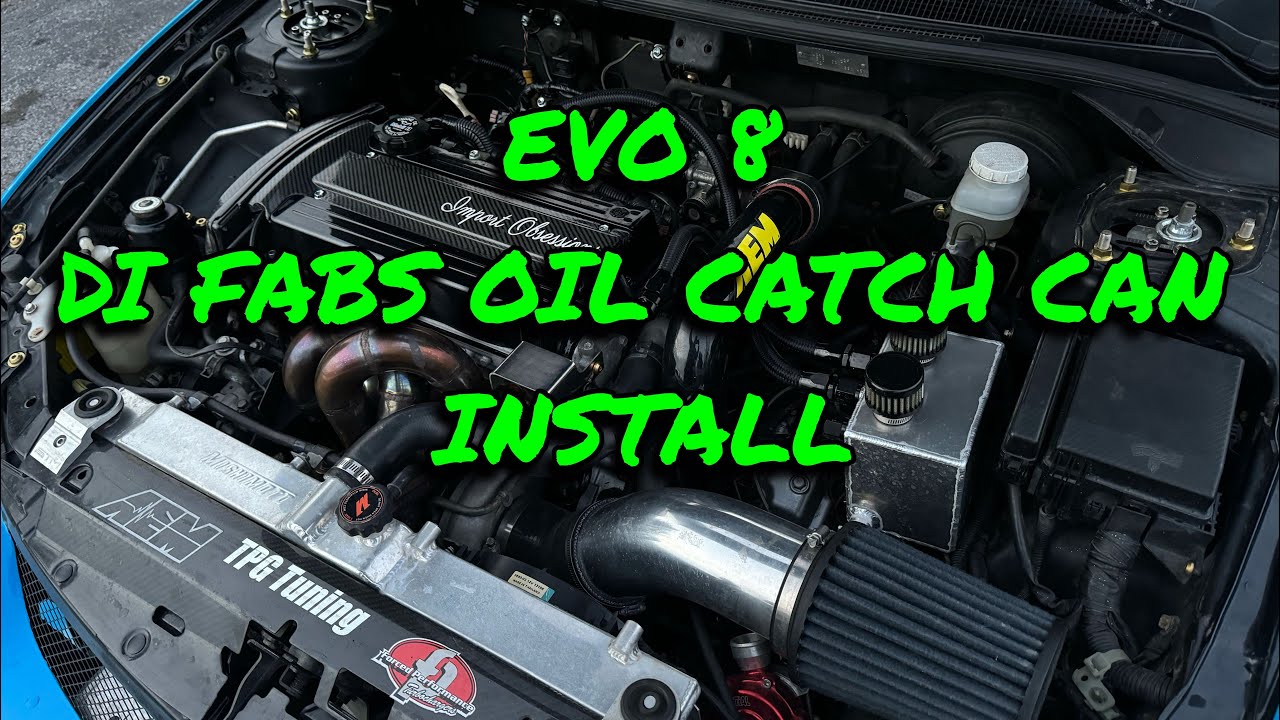 Установка маслоуловителя FABS на Mitsubishi EVO 8 DI! Инструкция по установке.