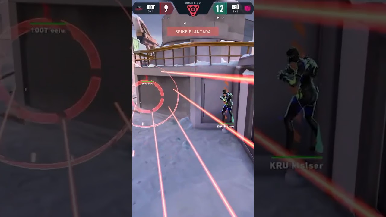 KRU VS 100T Melser paralyzed 💀 