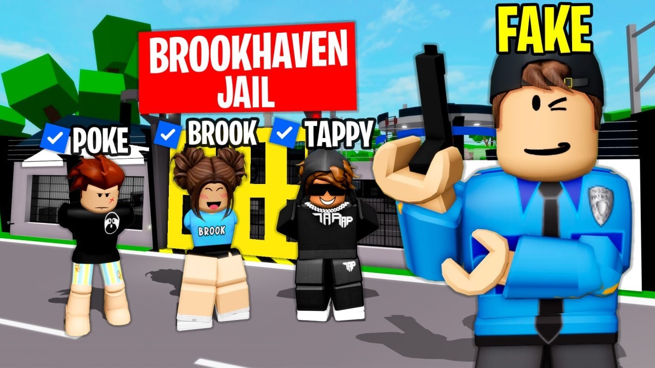 I Became FAKE POLICE to Trap Youtubers In Brookhaven RP!!