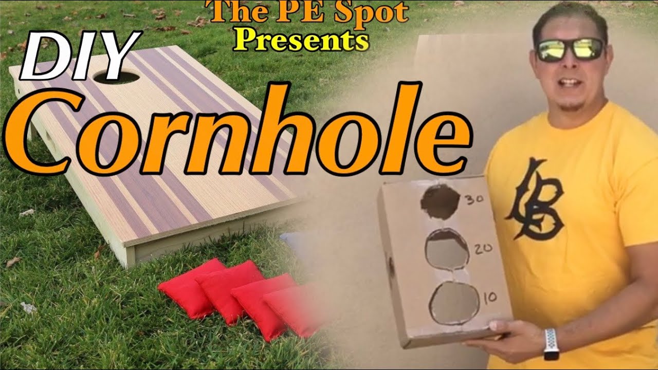 DIY Family Games to play at home |Physical Education at home: DIY Cornhole/Skee-Ball 