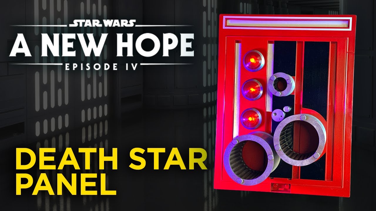 3D Printing a Star Wars Control Panel