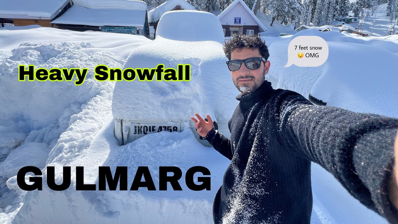 Heavy Snowfall🥶😮 in Gulmarg Day 3 | daily vlogs | Gulmarg,Kashmir Today