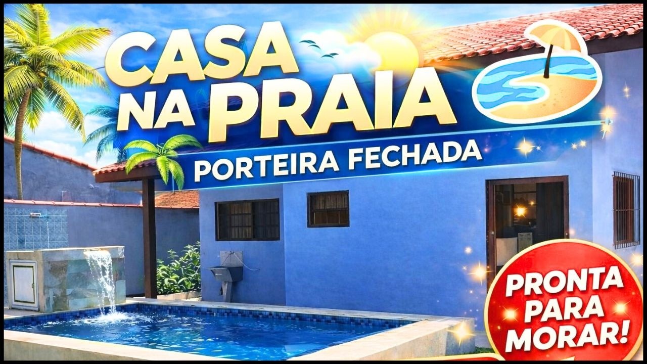 VALE A PENA ECONOMIZAR? 🧐 Casa Pronta com Piscina por R$ 499 Mil em Itanhaém!