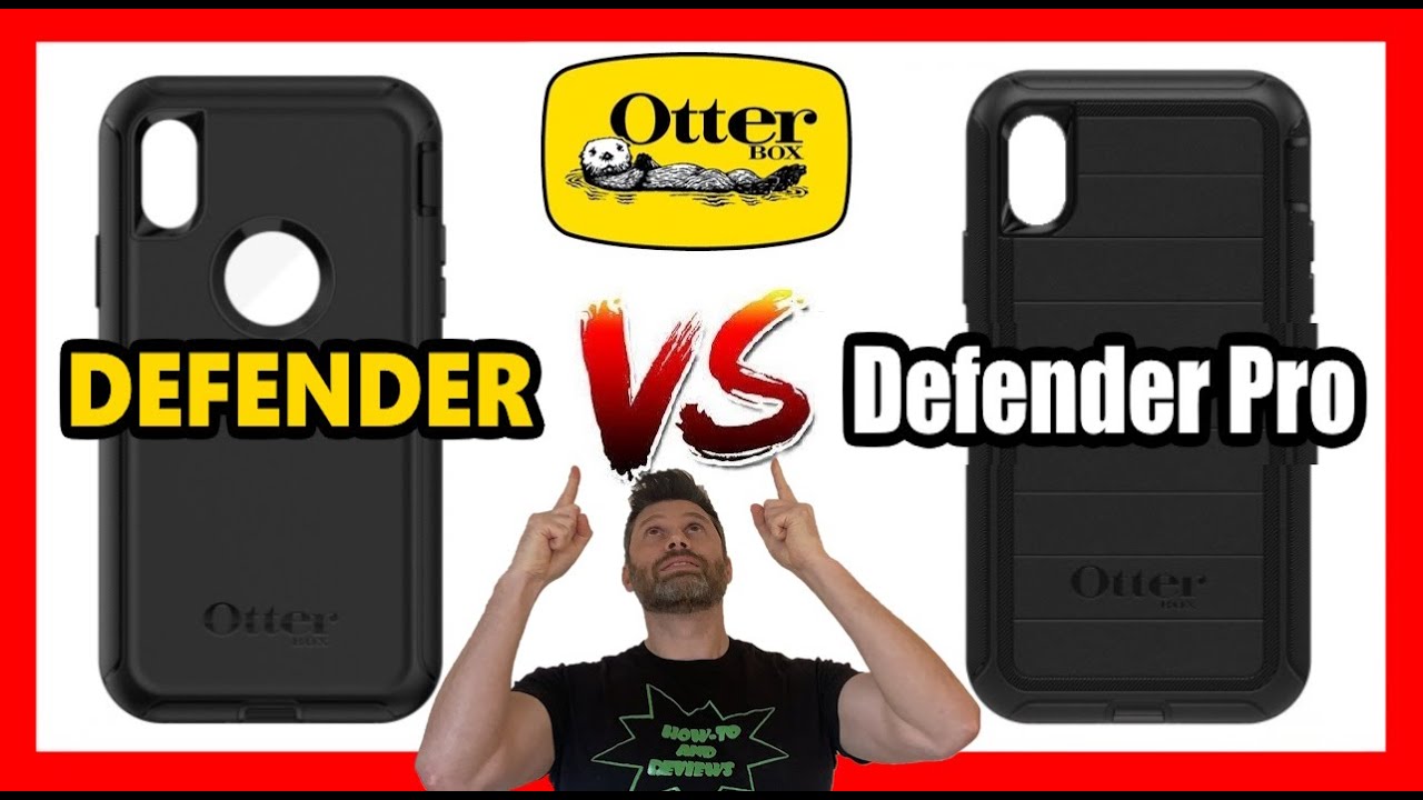 OtterBox Defender VS Defender Pro | Comparison | What's the Difference | Otter Box Phone Case iPhone