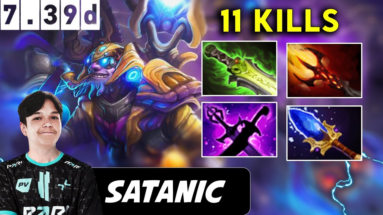 Satanic Tinker Safelane - THE INTERNATIONAL 2025 Dota 2 patch 7.39d Pro player Gameplay