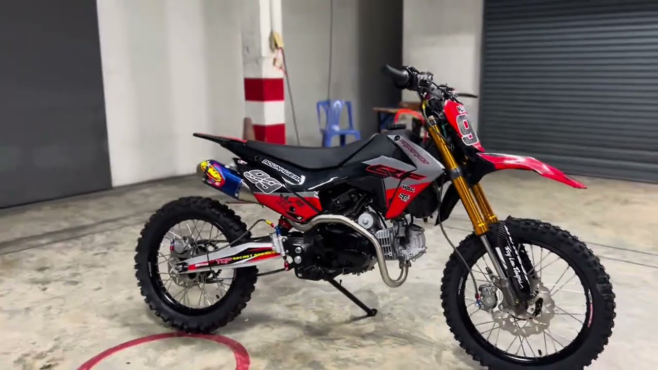 HONDA MSX  ดำแดง จัดทรง CRF110 BY STS SERVICE #แปลงวิบาก  #crf1100l