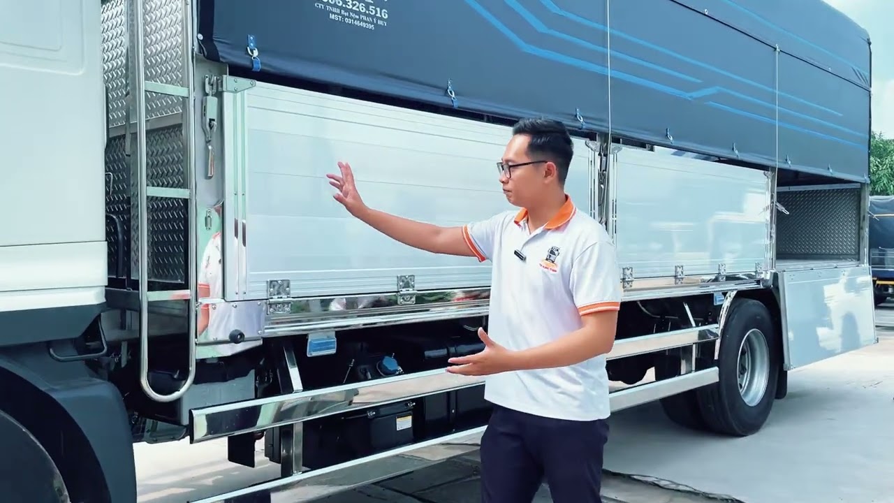 HINO 8,1 TẤN   TH&Ugrave;NG FULL INOX #hino500  #thungmuibat  #fullinox  #xetaidep  #hino8tan #hinofg