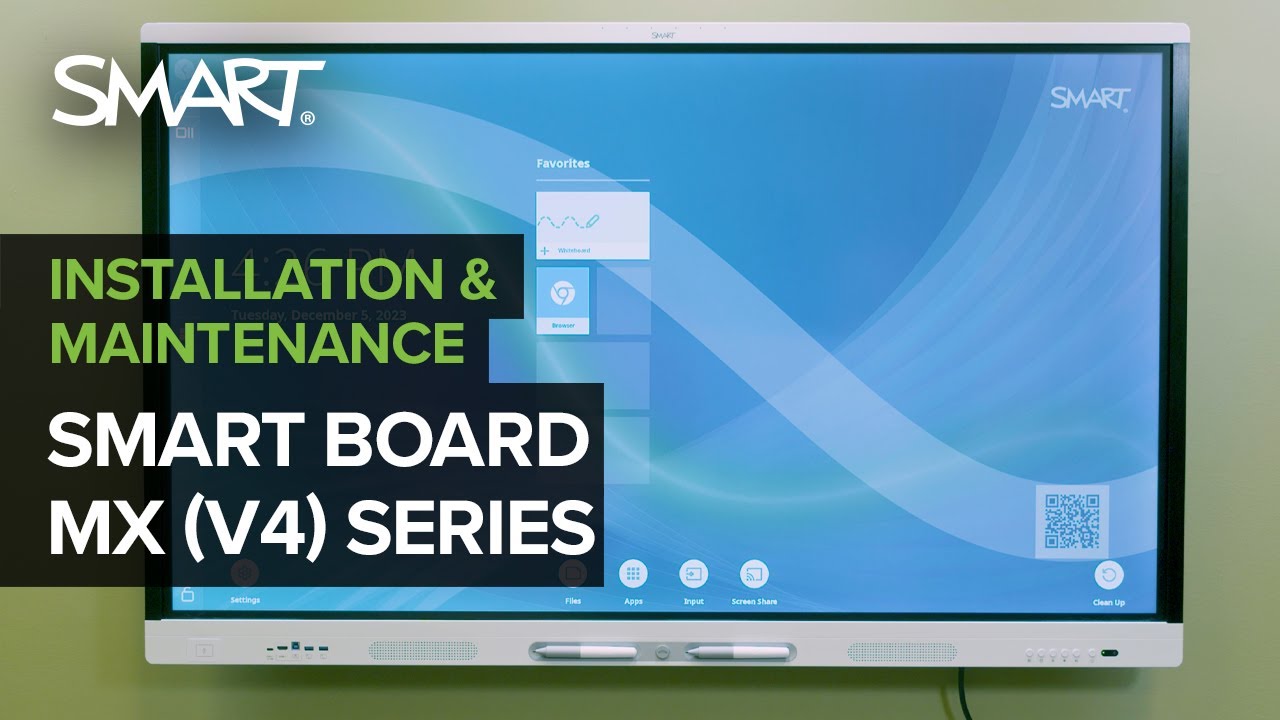 Быстрая установка SMART Board MX (V4) и (V4) Pro (2024)