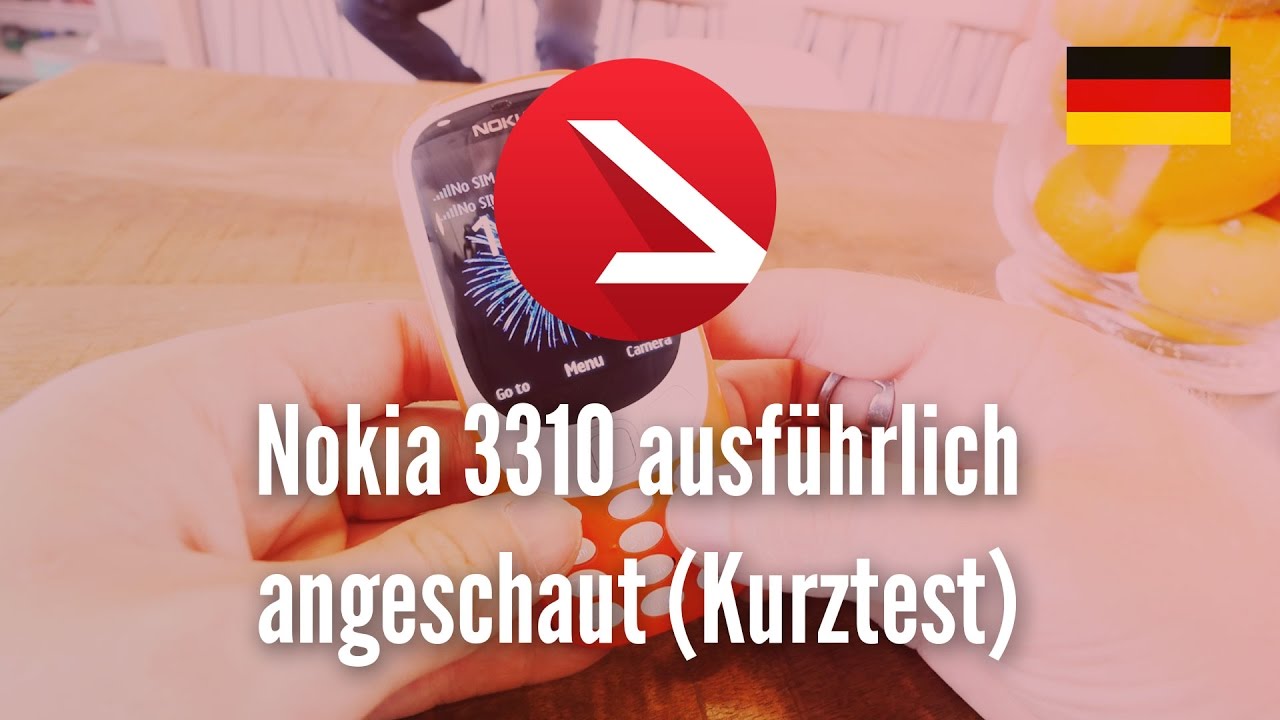 Nokia 3310 ausführlich angeschaut (Kurztest)