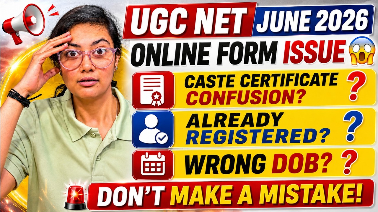 UGC NET ONLINE FORM ISSUES 😱 CASTE CERTIFICATE? WRONG DOB? JRFAdda