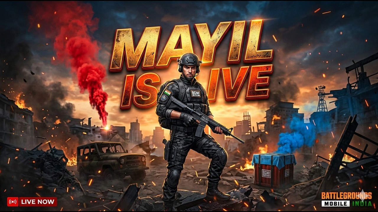 🙏MAYIL is LIVE🎮Tamil Live Stream #bgmihighlight #bgmilive #livestream #bgmiindia  #mayilislive