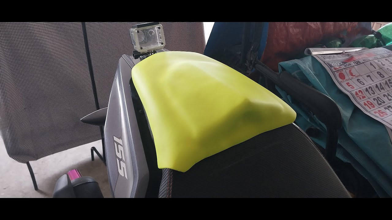 AutoMotoVlog pilion seat cover