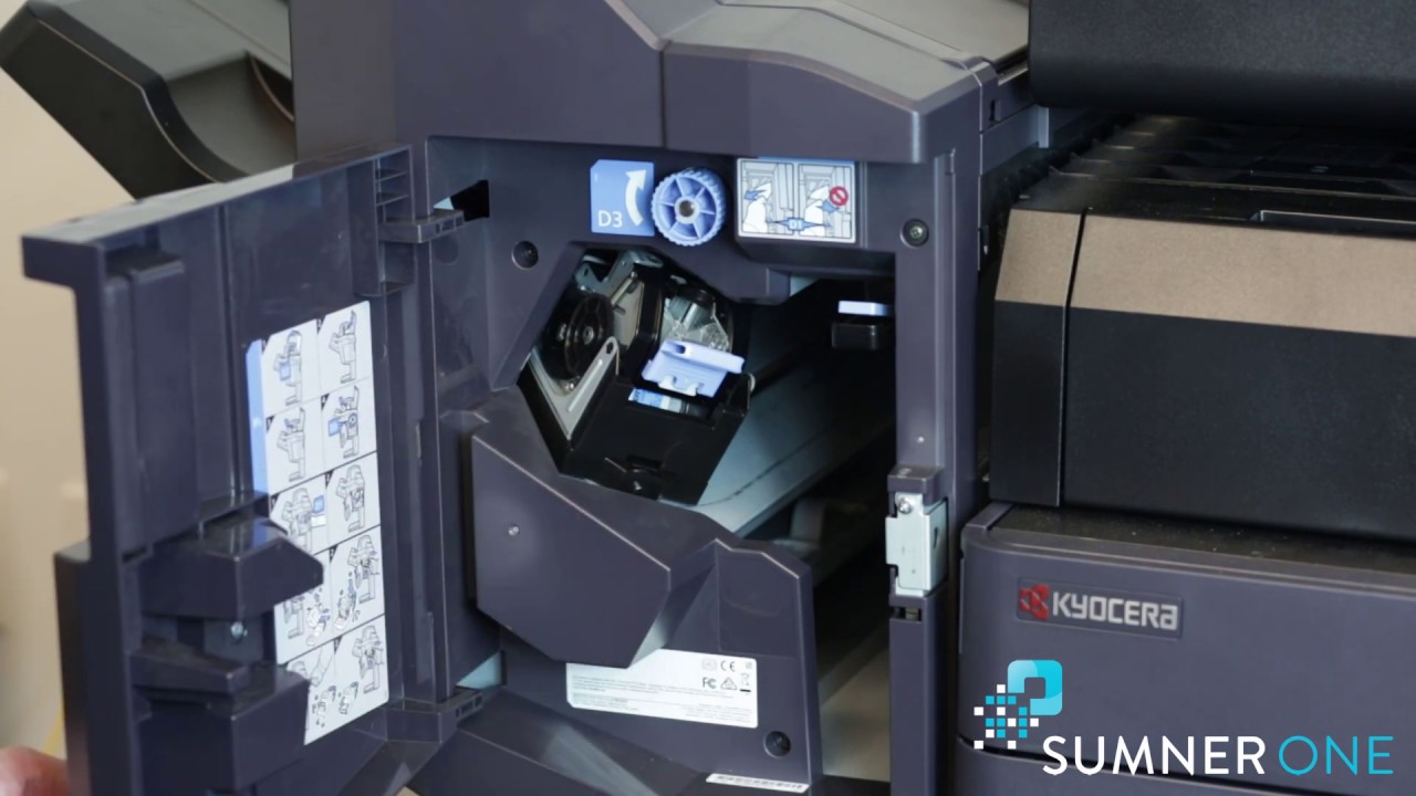 How to replace the Staple Cartridge in Kyocera TASKalfa | SumnerOne