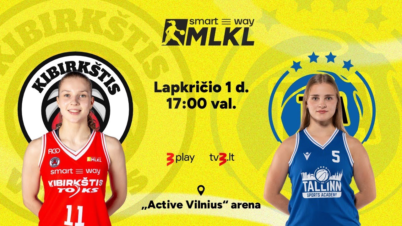 Open &bdquo;Smart Way&ldquo; MLKL: Vilniaus &bdquo;Kibirk&scaron;tis-TOKS&ldquo; &ndash; Talino &bdquo;TSA/Tallinn&ldquo;