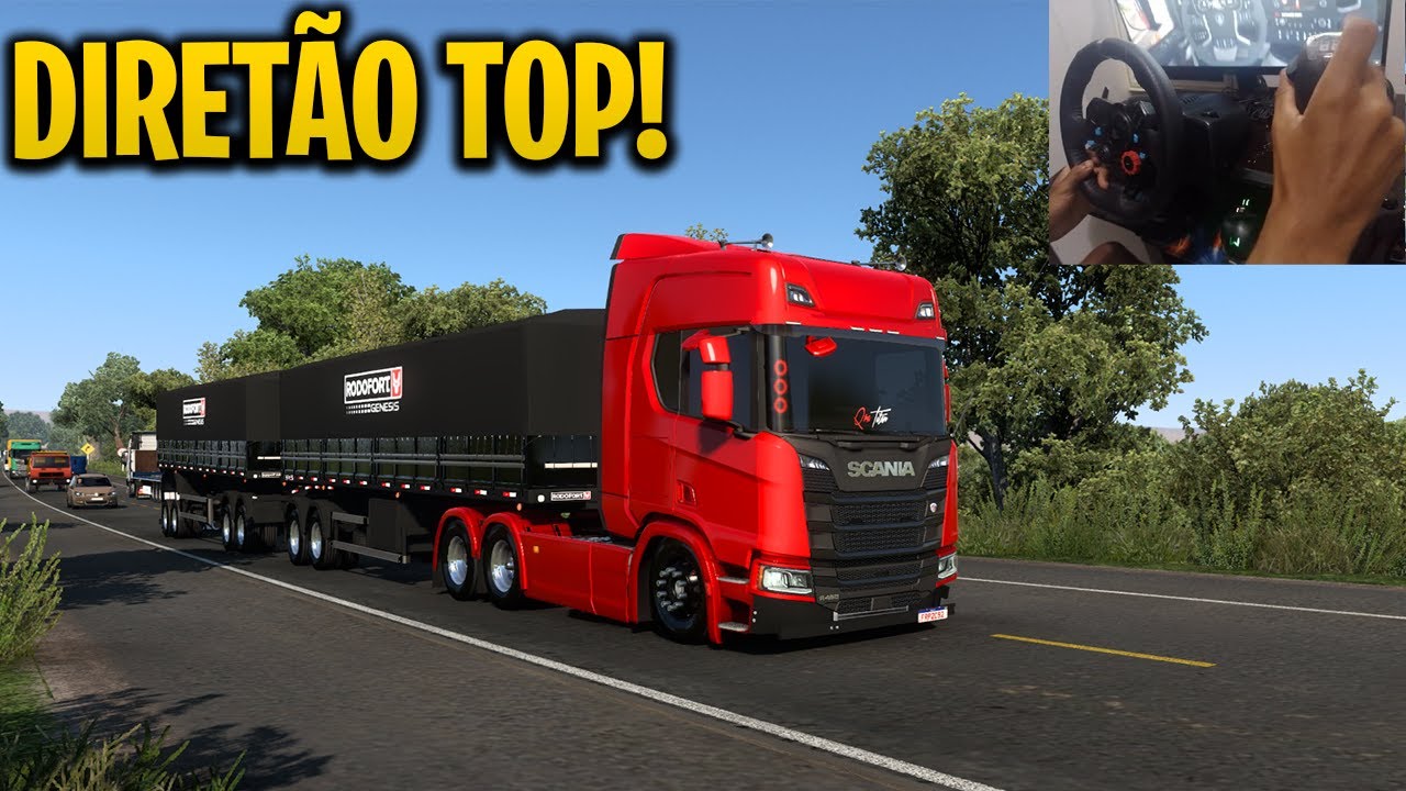 SCANIA R-450 RONCO DIRETÃO - CRUZANDO MARCHA - EURO TRUCK SIMULATOR 2 | G29 GAMEPLAY