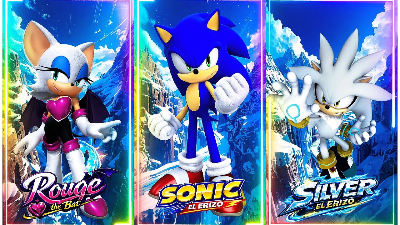 Sonic, Rouge y Silver Corriendo a Máxima Velocidad | Epic Battle Run vs Doctor Eggman