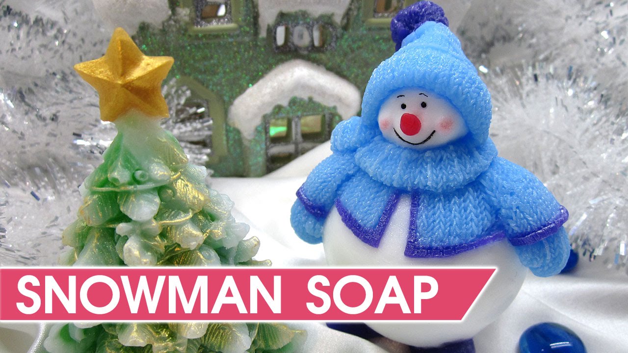 DIY: Snowman Soap - Christmas Soap making :)