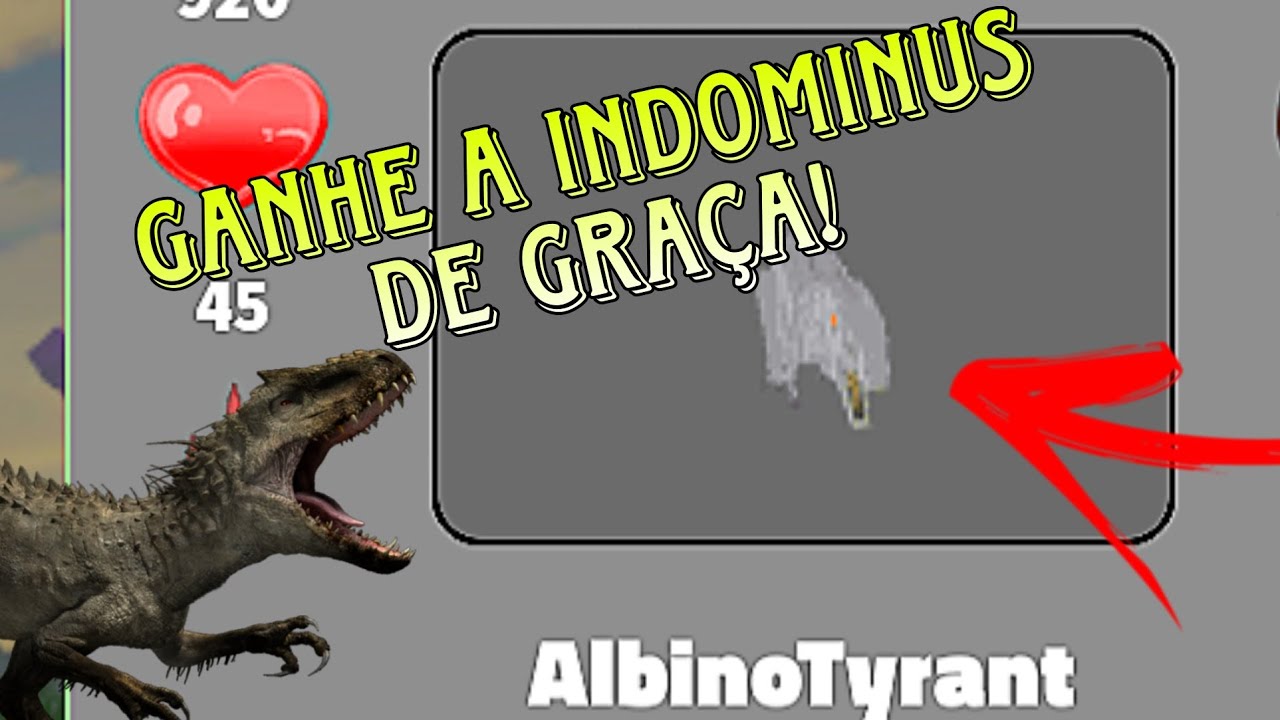 ASSISTA ESSE VÍDEO ATÉ O FINAL E GANHE A INDOMINUS NO PRIMEVAL EARTH!