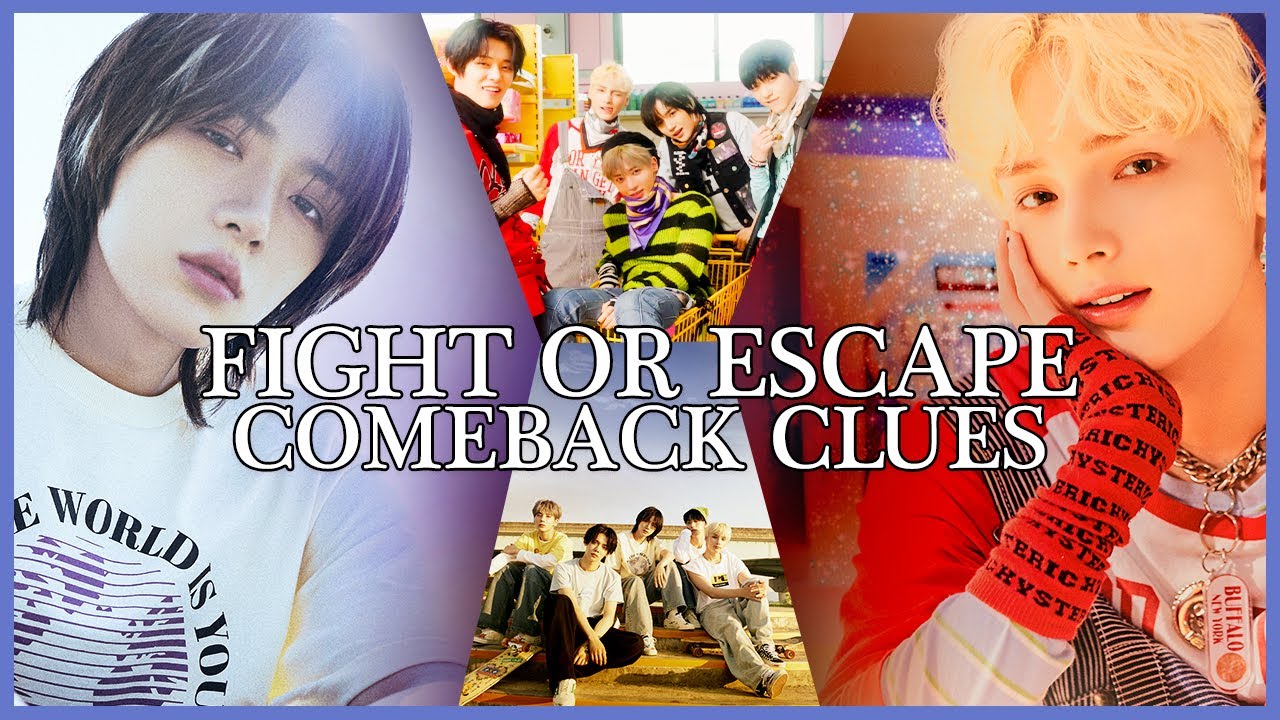 TXT FIGHT OR ESCAPE Concept Photos + Clips Explored: Clues + Comeback Theory