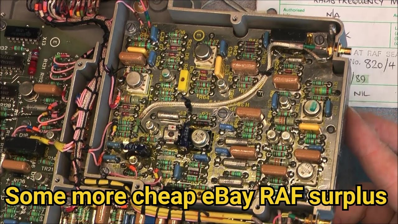 ex  RAF Decca radio frequency module teardown
